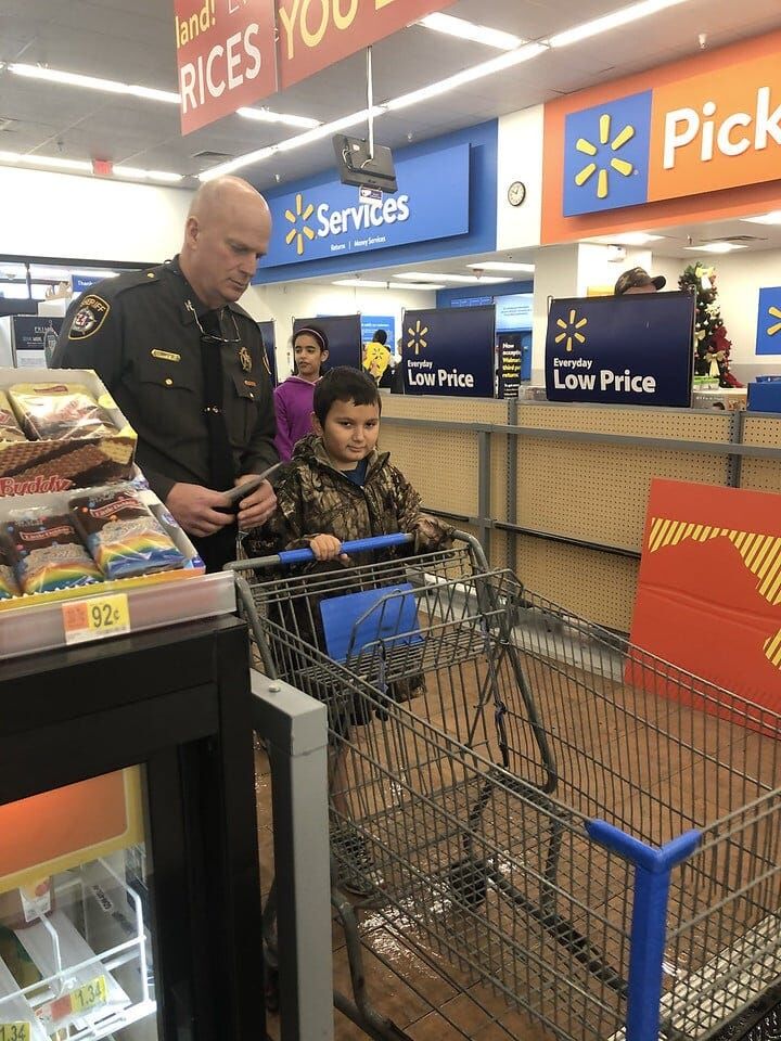 Talbot County Sheriff's Office Takes Kids Shopping for Christmas